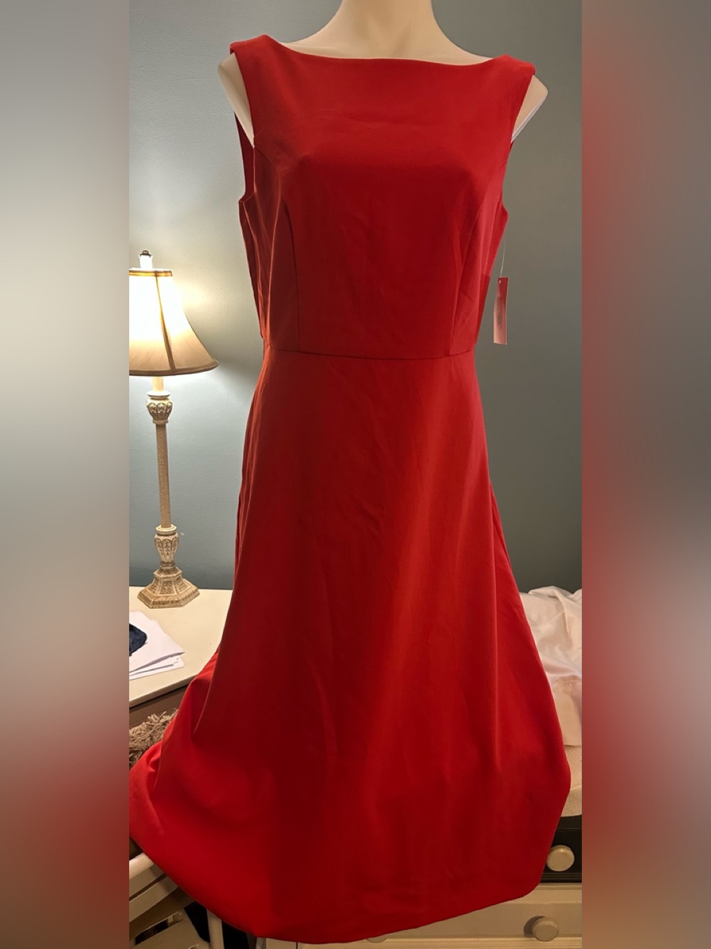 a new day Sleeveless Midi Dress in Rust Red - Picture 2 of 6